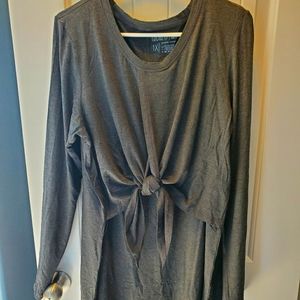 Latched Mama long sleeved front knot nursing shirt